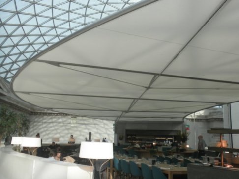The new Great Court Restaurant
