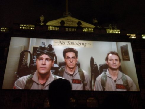 Ghostbusters, outdoors at Somerset House