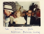 Jack Nicholson and Jessica Lange in Cannes