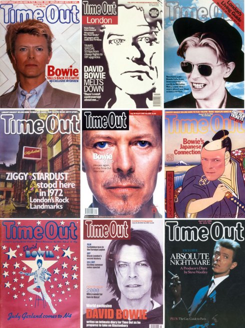Bowie Time Out covers